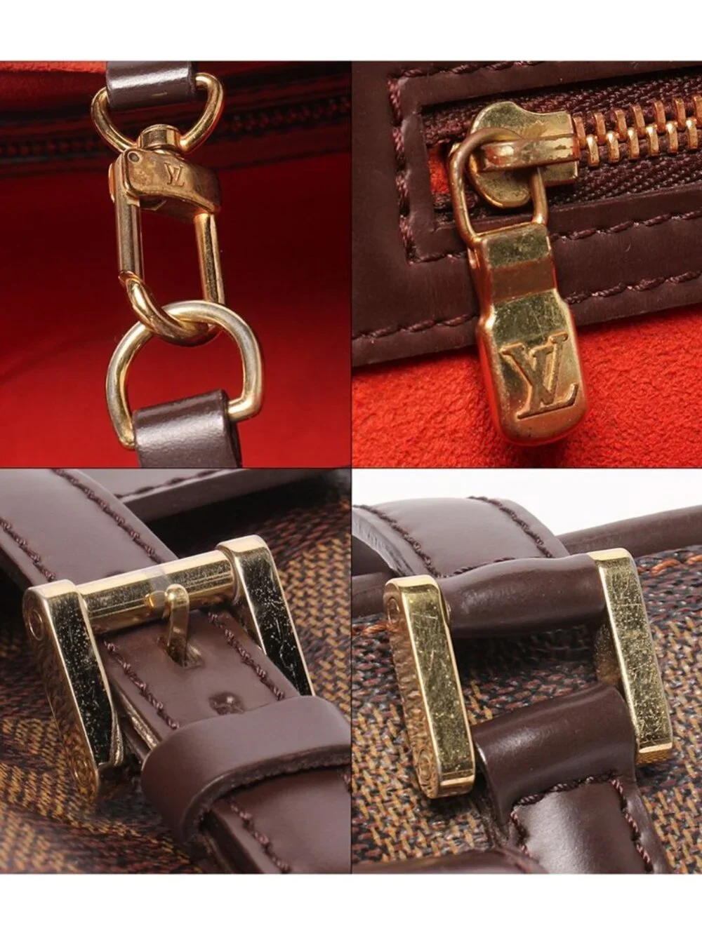 Louis Vuitton Tote Shoulder Bag Manosque PM Damier Ebene